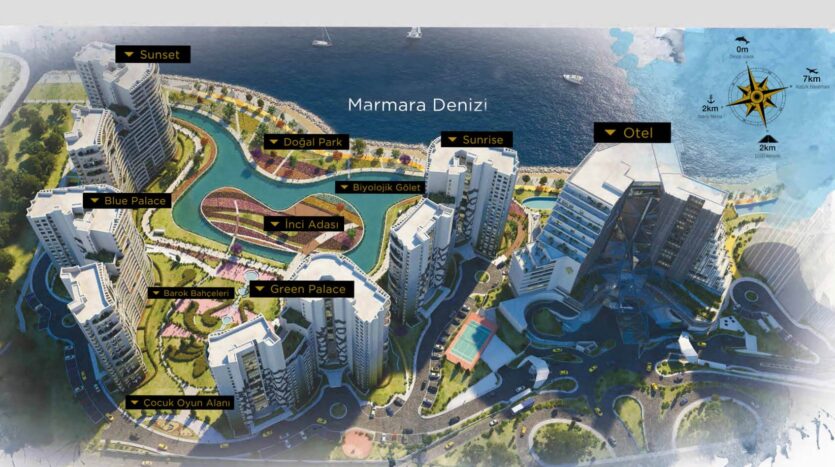 bakırköy ataköy seapearl satılık daire