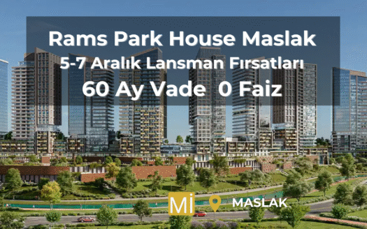 sarıyer ayazağa rams park house maslak fiyat listes satılık daire
